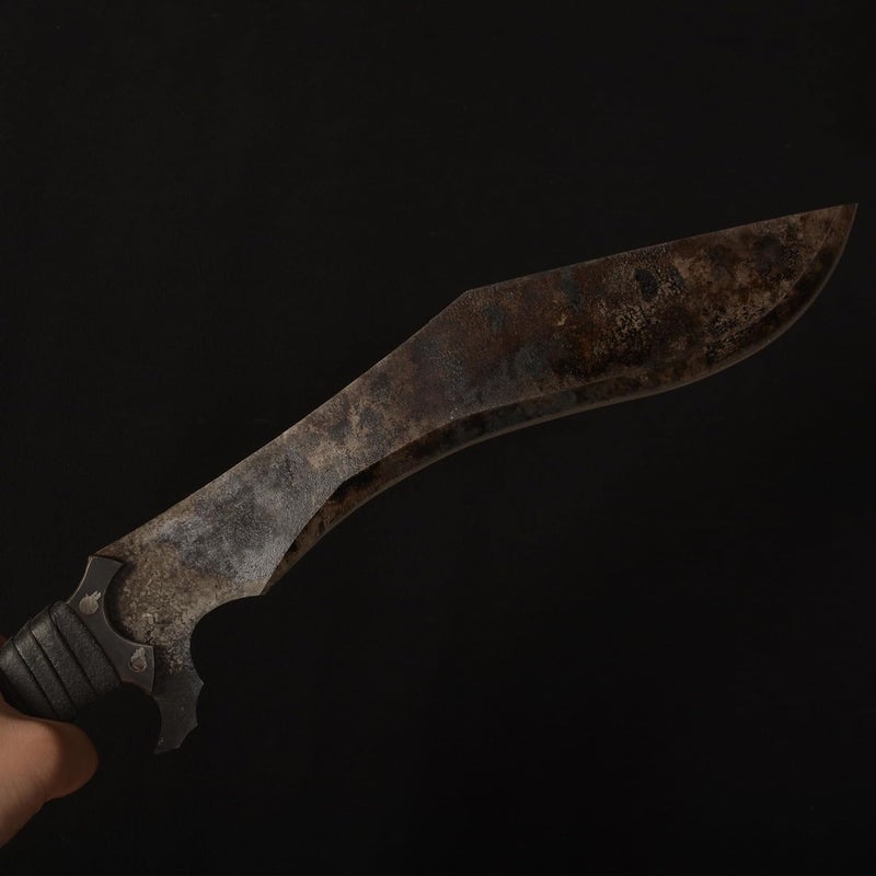 SV Handmade cast Manganese Steel Chopping Blade Sword, Full Tang, Outdoor, Hunting, Camping, Hiking, Survival, with Protective Cover, Multiple Styles to Choose from - Image 4